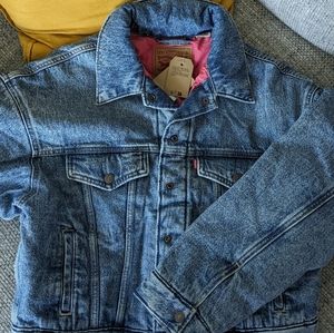 Levi's padded trucker women's denim jacket